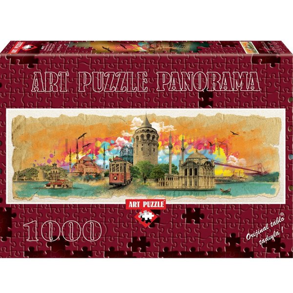 4477/ART 1000 prc ISTANBUL KOLAJ ART/1000 Parça Puzzle