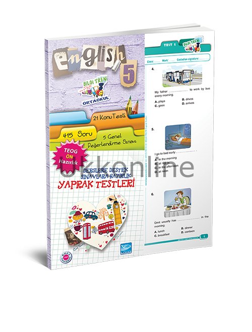 BİLGİ TRENİ YAPRAK TESTLERİ İNGİLİZCE 5.SINIF