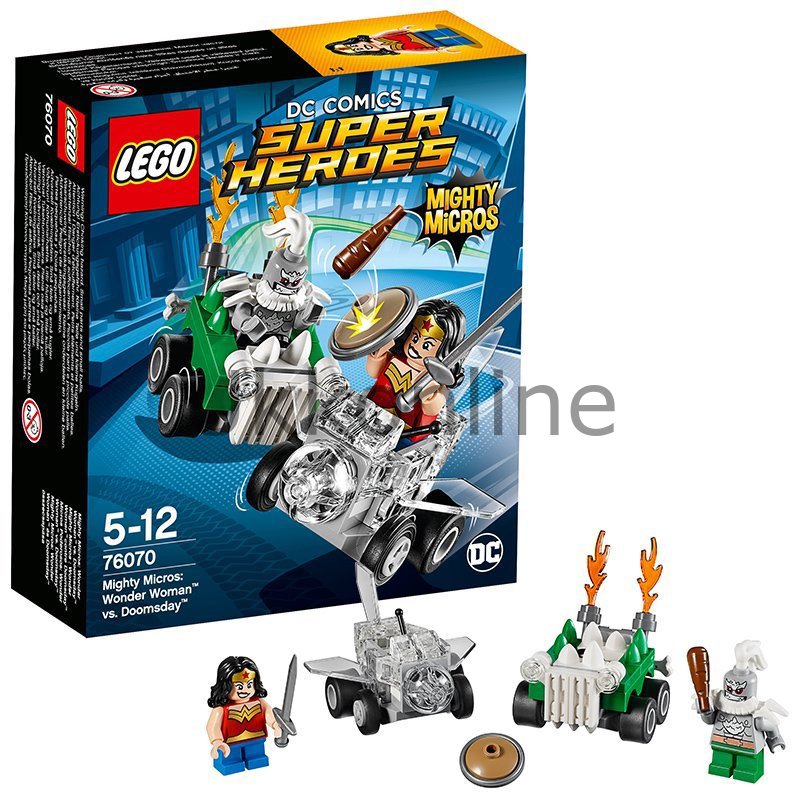 LSS76070 SH-WONDER WOMAN DOOMSDAYa KARŞI /SuperHeroes 5-12 yaş /85pcs/ LEGO
