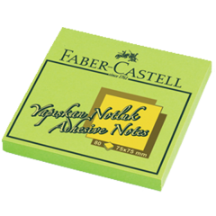 FABER NOT KAĞIT 75-75mm FOSFORLU YEŞİL