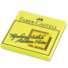 FABER NOT KAĞIT 75-75mm FOSFORLU SARI