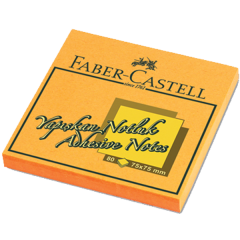 FABER NOT KAĞIT 75-75mm FOSFORLU TURUNCU