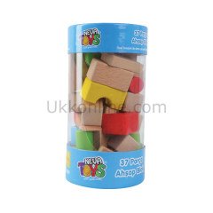680485 AHŞAP BLOK 37PCS