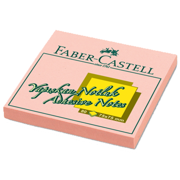 FABER NOT KAĞIT 75-75mm HARMONY PEMBE