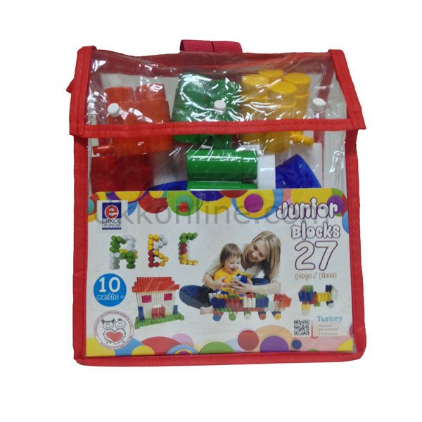 05-169 JUNİOR BLOCK 27 PARÇA PVC ÇANTA