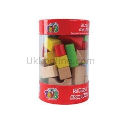 680454 AHŞAP BLOK 51PCS