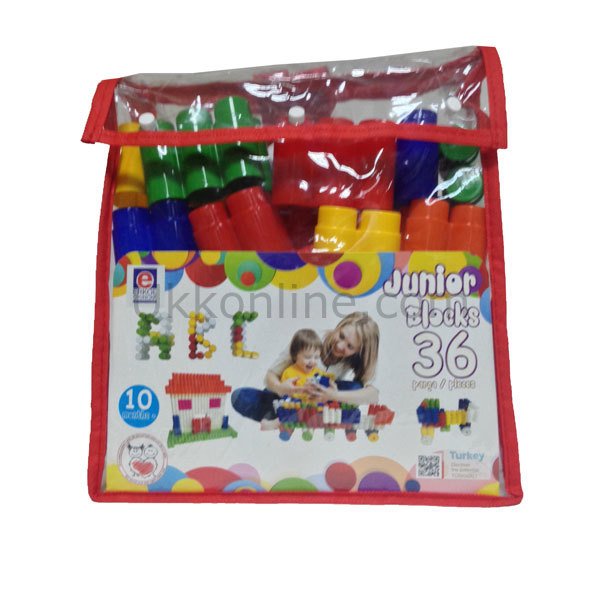 01-202 JUNİOR BLOCK 36 PARÇA PVC CANTA