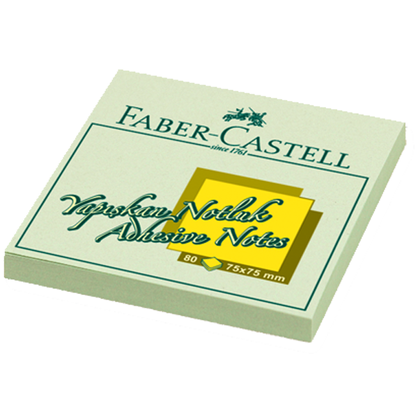 FABER NOT KAĞIT 75-75mm HARMONY YEŞİL