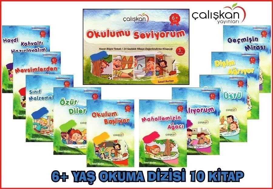 Okulumu Seviyorum Seti 10 Kitap 1. VE 2. SINIF OKUMA SETİ