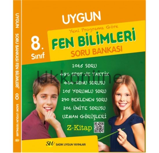 8. Sınıf Fen Bilimleri Soru Bankası Sadık Uygun Yayınları 2018