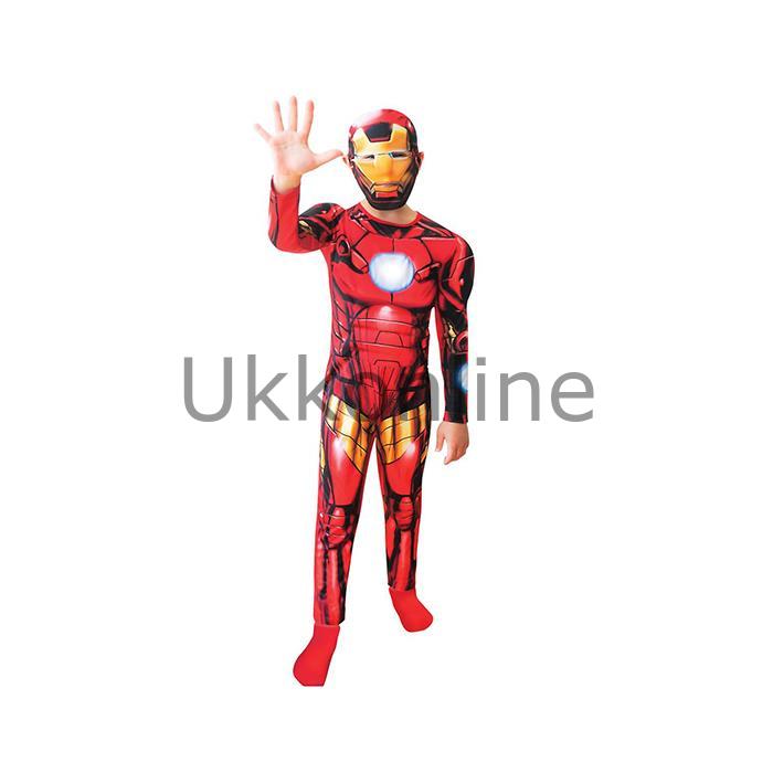 Mega 00917 Kostüm Ironman Basic Kostüm 10-12 Yaş