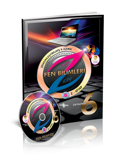 KOZA Z-Kitap Fen Bilimleri 6 DVD'li