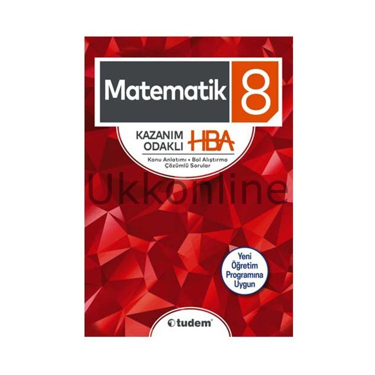 8. Sınıf Matematik Kazanım Odaklı HBA Tudem Yayınları