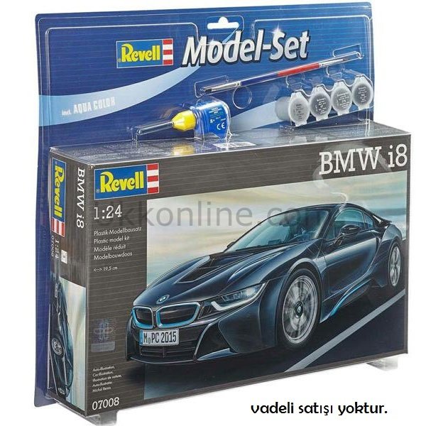 VBA67008 BMW I8 1:24/Revell/seviye 3