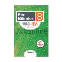 8. Sınıf Fen Bilimleri Kazanım Odaklı HBA Tudem Yayınları