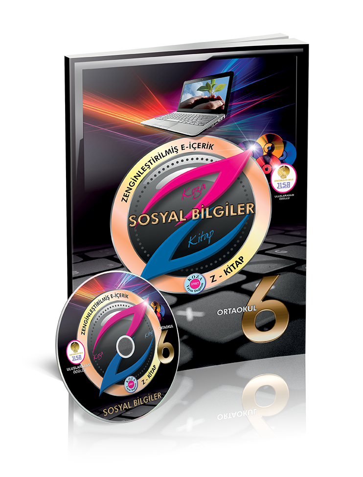 KOZA Z-Kitap Sosyal Bilgiler 6.SINIF DVD'li