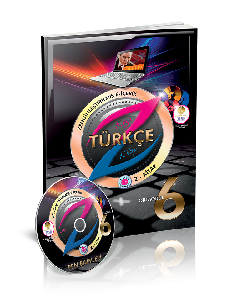 KOZA Z-Kitap Türkçe 6.SINIF DVD'li