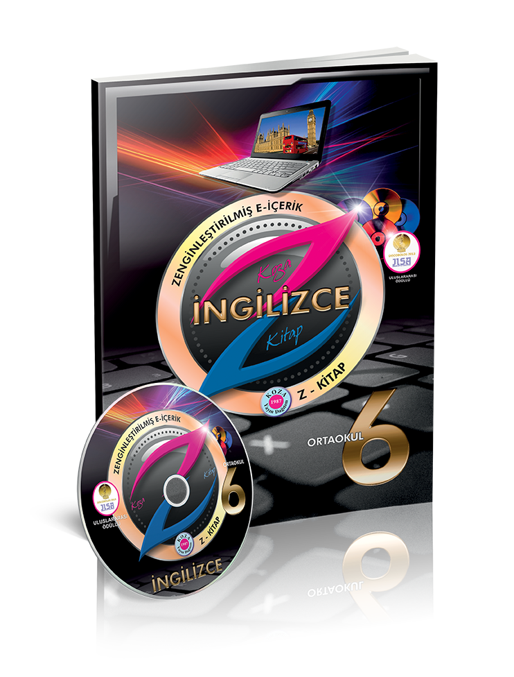 KOZA Z-Kitap İngilizce 6 DVD'li
