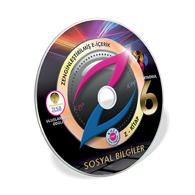 KOZA Z-Kitap Sosyal Bilgiler 6 DVD
