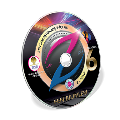 KOZA Z-Kitap Fen Bilimleri 6 DVD