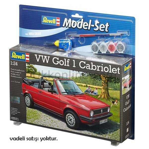 VBA67071 VW GOLF CABRIO 1:24/Revell/seviye 3