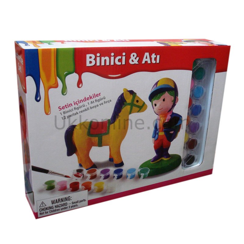 231-CH.DIY KT.BİNİCİ VE ATI BOYAMA OYUNU