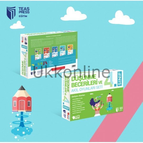 Teas Press 4. Sınıf Düşünme Becerileri ve Akıl Oyunları Seti