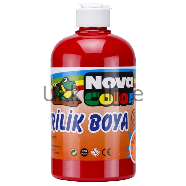 NOVA COLOR AKRİLİK BOYA 500 gr KIRMIZI