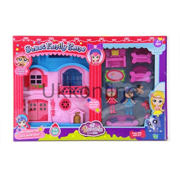 60219AB- SEVİMLİ AİLEMİN PEMBE EVİ A900743M-2WX