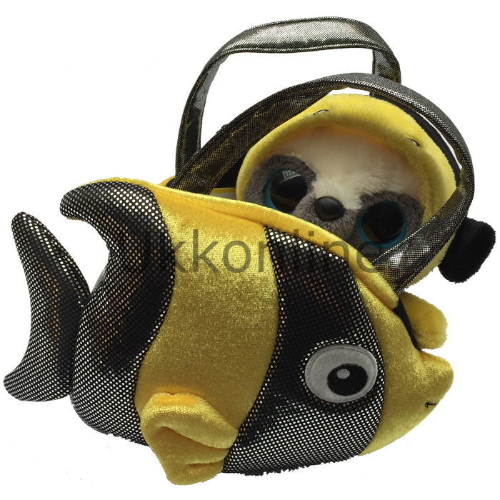Ottonya 151021J Yoohoo Peluş Okyanus Balığı Çantalı 13 cm