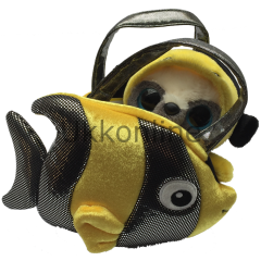 Ottonya 151021J Yoohoo Peluş Okyanus Balığı Çantalı 13 cm