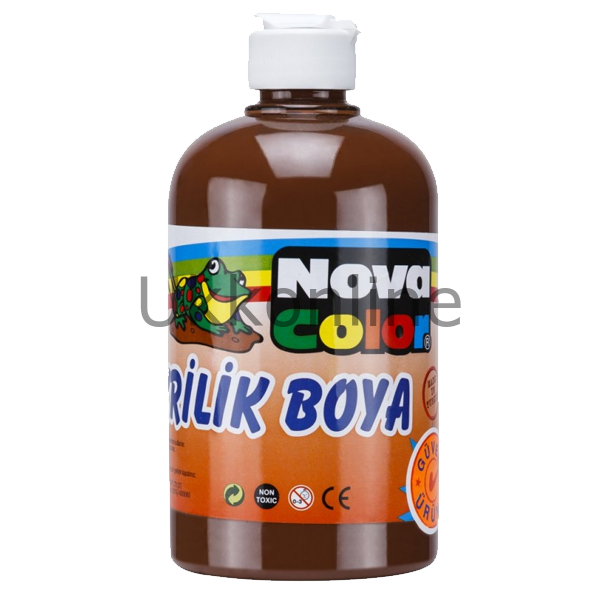 NOVA COLOR AKRİLİK BOYA 500 gr KAHVE