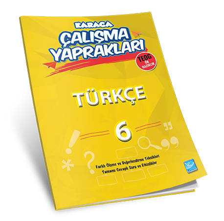 KARACA Çalışma Yaprakları Türkçe 6