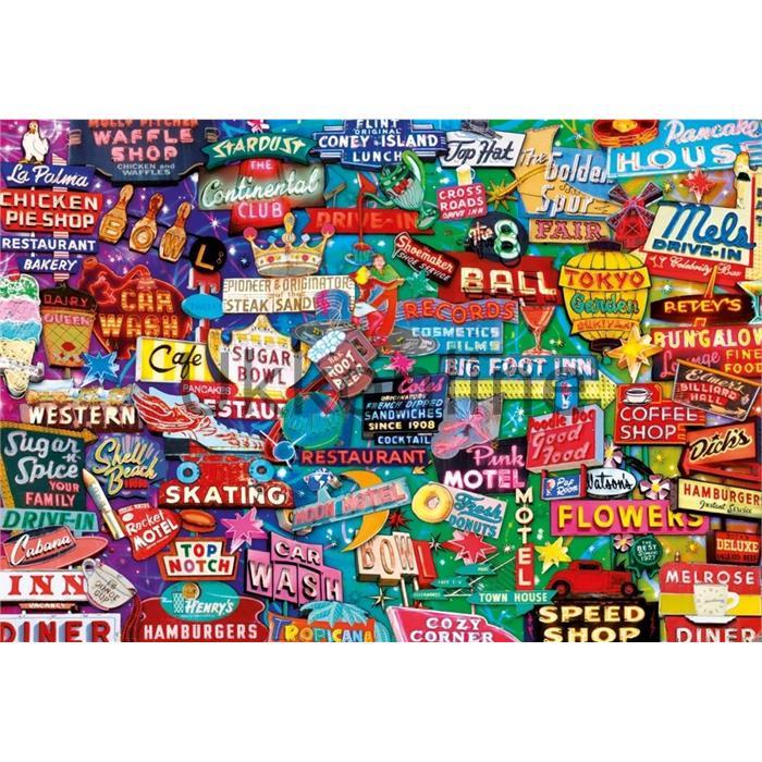 Educa 1000 Puzzle 16753 Retro Neon Dream