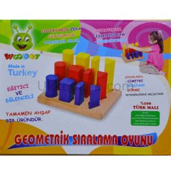 075KR WOODOY GEOMETRİK ŞEKİLLİ SIRALAMA