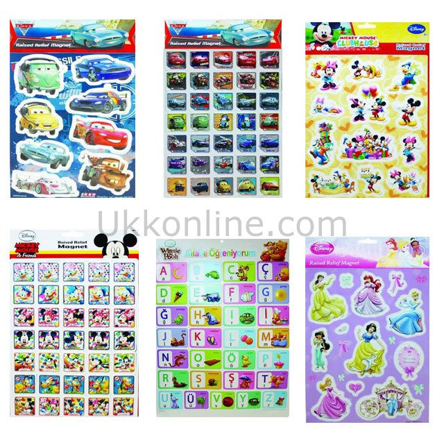 001/003-007 DUVAR SUSU MICKEY ZAMAN RENK VE SEKILLER