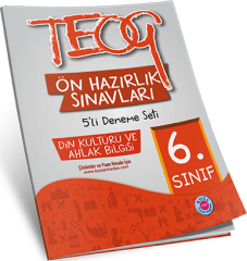 6. Sınıf TEOG Ön Hazırlık Din Kültürü ve Ahlak Bilgisi 5'li Deneme Seti 1