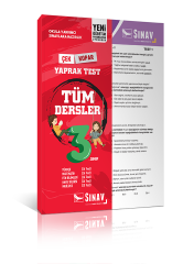 3. Sınıf Tüm Dersler Yaprak Test Sınav Dergisi Yayınları