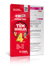 4. Sınıf Tüm Dersler Yaprak Test Sınav Dergisi Yayınları