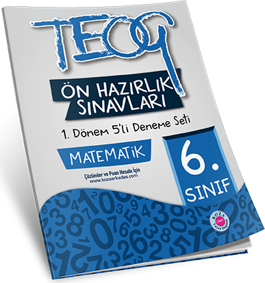 6. Sınıf TEOG Ön Hazırlık Matematik 5'li Deneme Seti 1