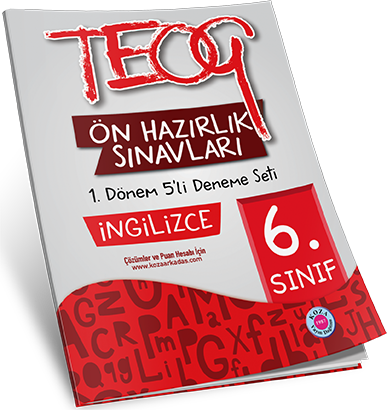 6. Sınıf TEOG Ön Hazırlık İngilizce 5'li Deneme Seti 1
