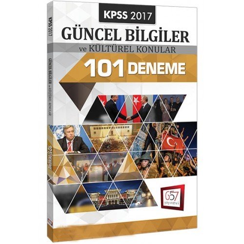 2017 KPSS Güncel Bilgiler ve Kültürel Konular 101 Deneme 657 Yayınları