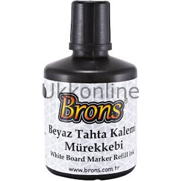 BRONS BOARD MARKER MÜREKKEBİ SİYAH 100 CC