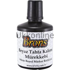BRONS BOARD MARKER MÜREKKEBİ SİYAH 100 CC
