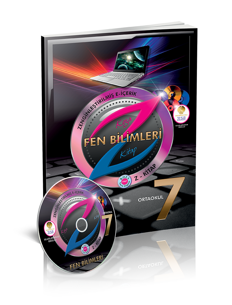 KOZA Z-Kitap Fen Bilimleri 7 DVD'li