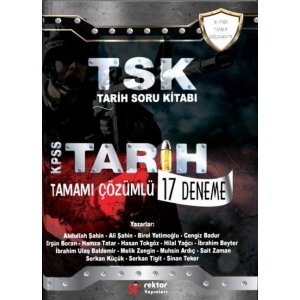 2017 KPSS TSK Tarih Soru Kitabı Tamamı Çözümlü 17 Deneme RY Rektör Yayınları