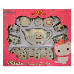 88101/2/4 KUT.13PCS RENK.PORSELEN ÇAY SET