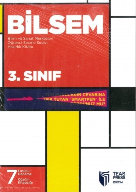 3. SINIF BİLSEM 7 FASİKÜL DENEME TEAS PRESS YAYINLARI 2019