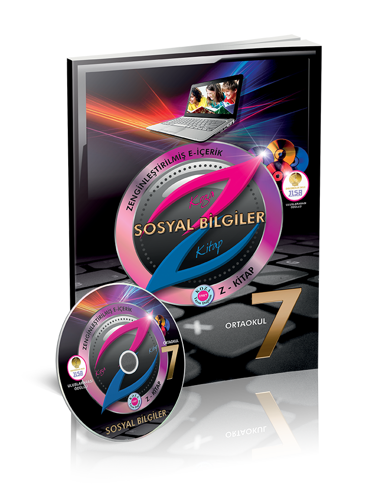 KOZA Z-Kitap Sosyal Bilgiler 7.SINIF DVD'li