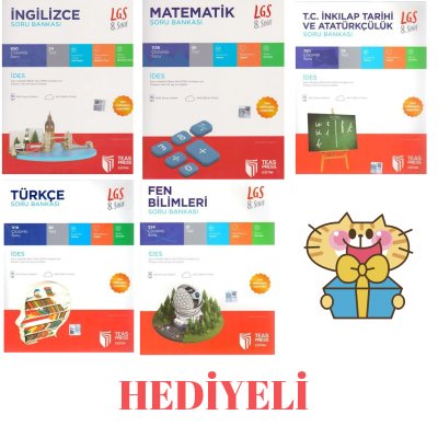 TEAS PRESS LGS 8. SINIF İNGİLİZCE MATEMATİK TÜRKÇE FEN İNKILAP